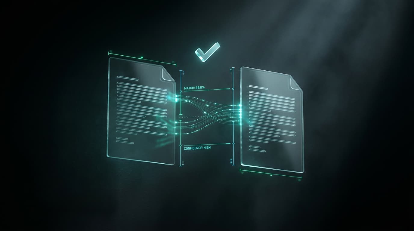 Confidence gauge dashboard reading 94%